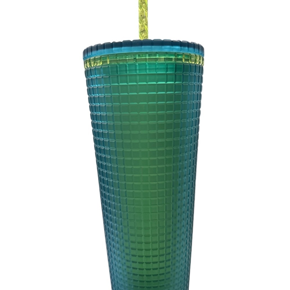 Starbucks 2021 Release Green Grid Tumbler - Picture 2 of 4